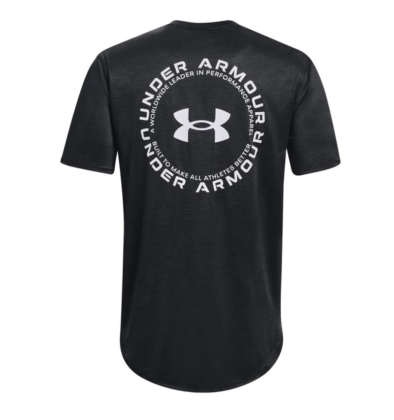 Camiseta Under Armour Training Vent Masculina - Preto e Branco