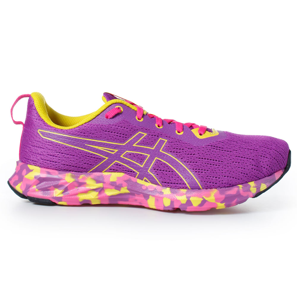 Tenis colorido orders asics feminino