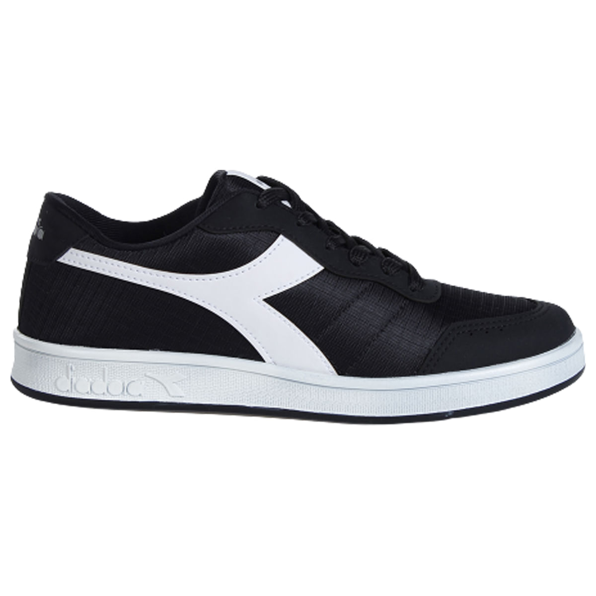 Tenis Diadora Castello Unissex Preto e Branco